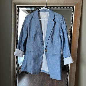 LOFT Chambray Blazer